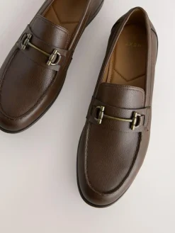 Next Snaffle Loafers Brown
