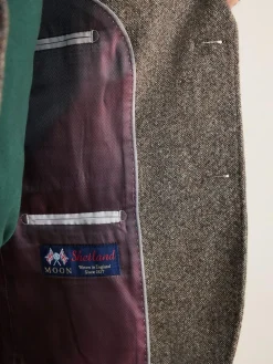 Next Tailored Fit Signature Abraham Moon 100% British Wool Donegal Suit Jacket^ Blazers & Formal Jackets|Suits & Tuxedos