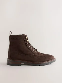Sale Next Brown Tall Brogue Boots