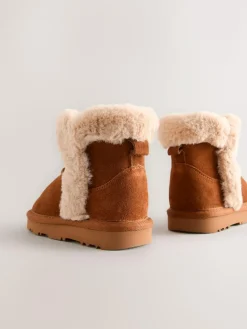 Best Next Tall Suede Pull On Boots Brown