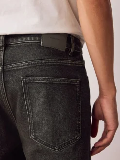 Next Brown Tint Straight Fit Vintage Wash Denim Jeans^ Jeans|Jeans