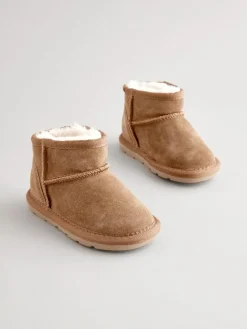 Best Next Warm Lined Suede Boots Brown