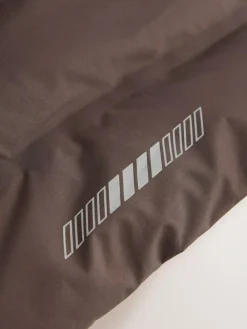 Outlet Next Waterproof Long Line Fleece Lined Puffer Coat (3-17yrs) Brown