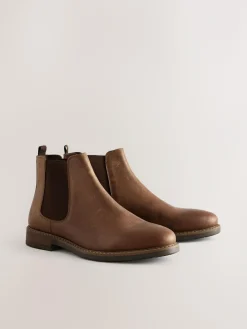 Next Waxy Leather Chelsea Boots^ Boots|Boots