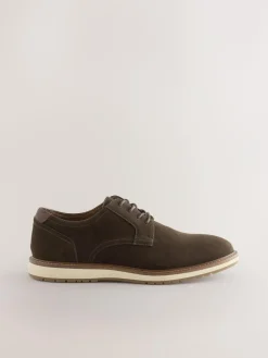 Next Brown Wedge Derby Shoes^ Shoes