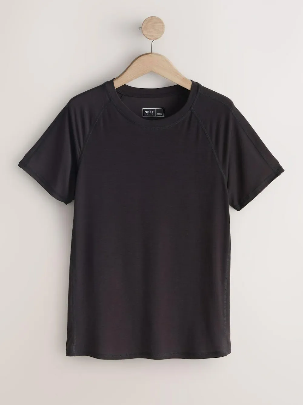 Sale Next Brown/Cream Active Crew Neck Short Sleeve T-Shirts 2 Pack