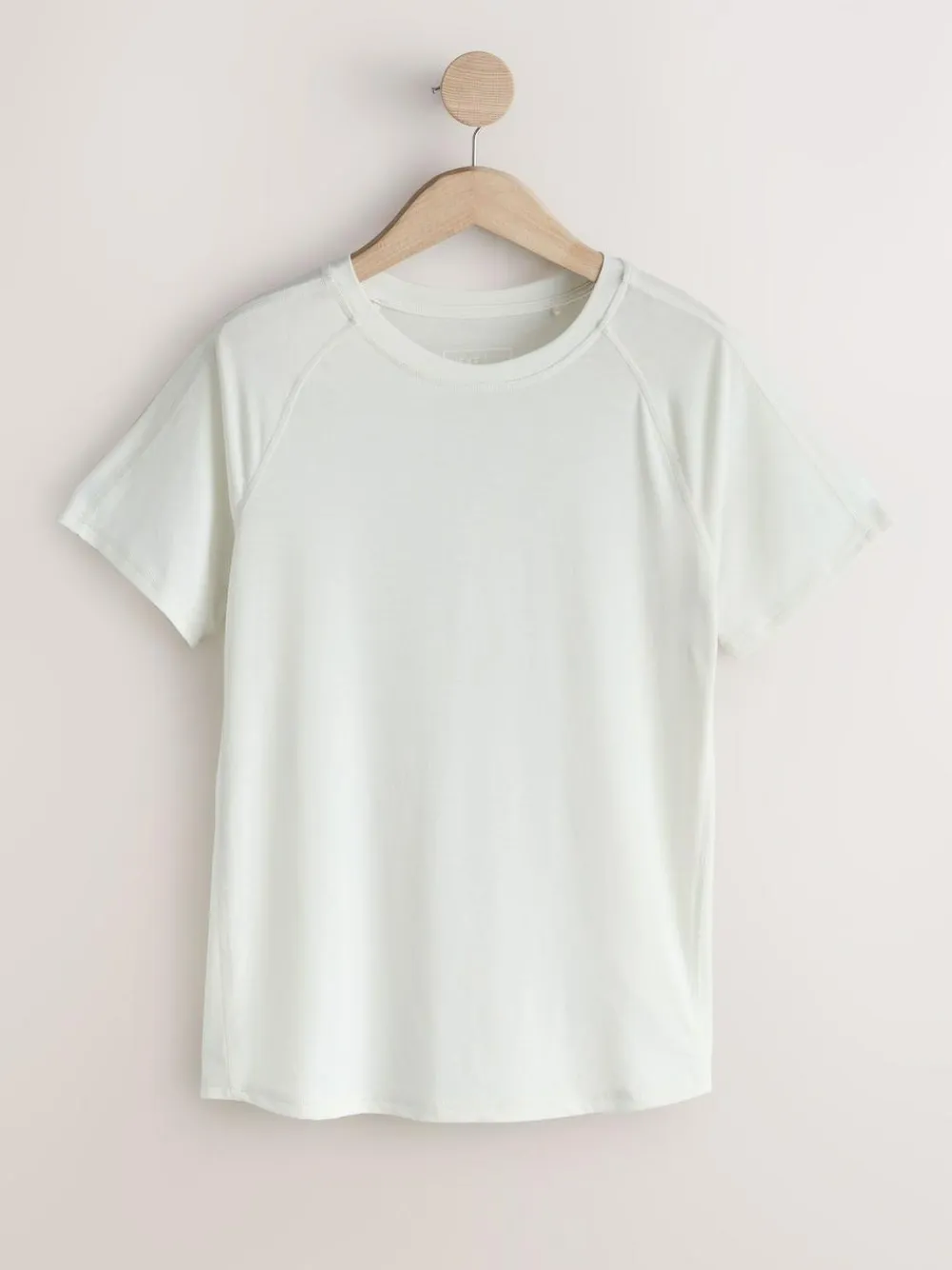 Sale Next Brown/Cream Active Crew Neck Short Sleeve T-Shirts 2 Pack