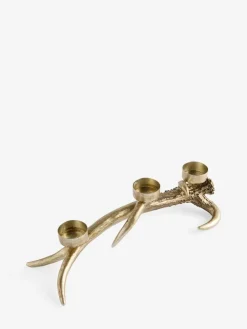 Next Brown/Gold Antler Candle Holder Tealight^ Candle Holders & Lanterns