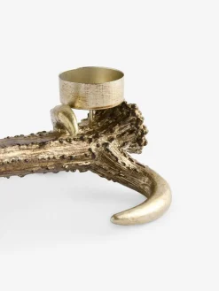 Next Brown/Gold Antler Candle Holder Tealight^ Candle Holders & Lanterns