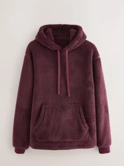 Next Burgundy Red Borg Overhead Hoodie^ Nightwear|Loungewear