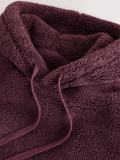 Next Burgundy Red Borg Overhead Hoodie^ Nightwear|Loungewear