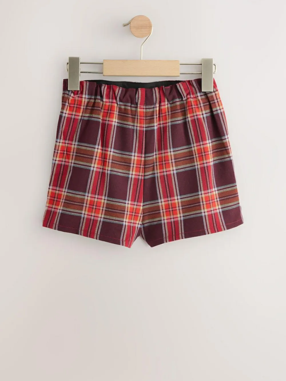 Clearance Next Burgundy Red Check Skort and Tights Set (3mths-7yrs)
