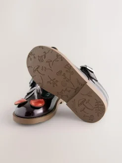 Best Next T-Bar Shoes Burgundy Red Cherry