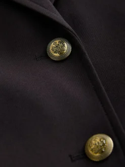 Next Burgundy Red Fitted Single Breasted Blazer^Women Blazers|Suits & Tailoring