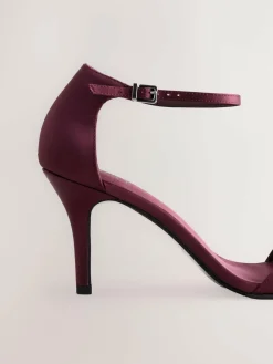 Next Forever Comfort® Mini Satin Bow Heeled Sandals^Women Heels