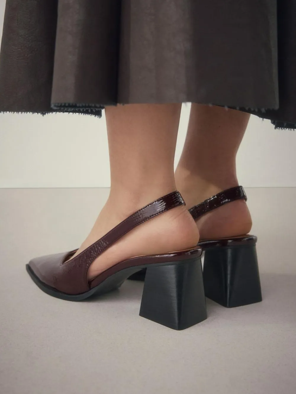 Next Forever Comfort® Pointed Toe Slingback Block Heels^Women Heels