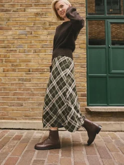 Hot Next Forever Comfort® Lace-Up Ankle Boots Burgundy Red Leather