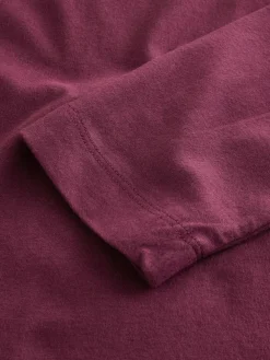 Clearance Next Burgundy Red Long Sleeve Crew Neck T-Shirt