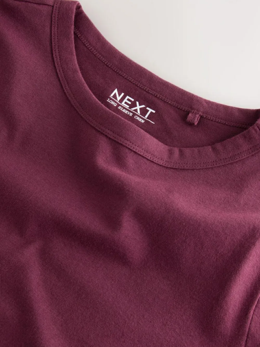 Clearance Next Burgundy Red Long Sleeve Crew Neck T-Shirt
