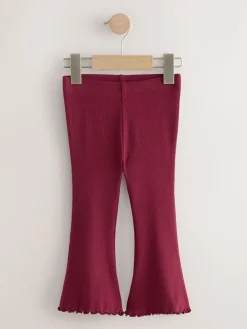 Next Burgundy Red Rib Flare Leggings (3mths-7yrs)^ Pants & Leggings|Pants & Leggings