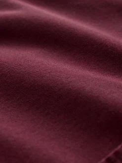 Next Burgundy Red Slim Fit Long Sleeve Oxford Shirt