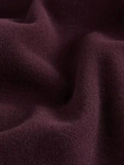 Outlet Next Soft Touch Quarter Zip Neck Fleece Burgundy Red