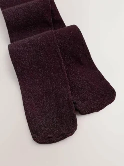 Next Burgundy Red Sparkle Tights^ Socks & Tights|Socks & Tights