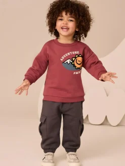 Next Sweatshirt and Utility Joggers Set (3mths-7yrs)^BOY Baby Boys|Baby Boys