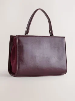 Next Top Handle Croc Effect Bag^Women Bags