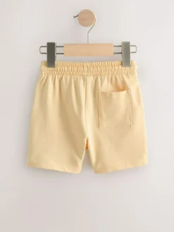 Next Butter Yellow Jersey Shorts (3mths-7yrs)^BOY Shorts|Shorts