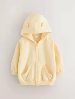 Next Butter Yellow Zip Through Hoodie (3mths-7yrs)^ Nightwear|Sweatshirts & Hoodies