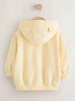 Next Butter Yellow Zip Through Hoodie (3mths-7yrs)^ Nightwear|Sweatshirts & Hoodies