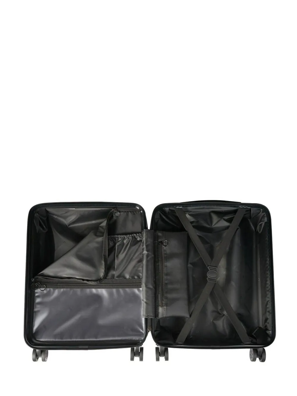 Cabin Max Bodo Green Anode 40L ABS Cabin Carry On Hand 55x40x20cm Luggage^Women Luggage