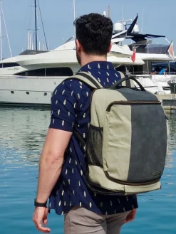 Cabin Max Grey Manhattan Hybrid 30 Litre 45x36x20cm Backpack / Trolley Easyjet Carry on Hand Luggage^Women Luggage