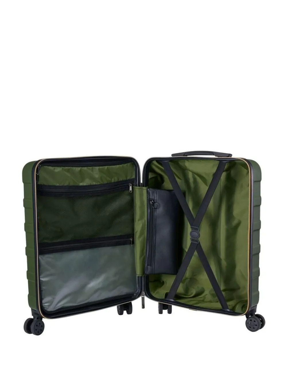 Sale Cabin Max Light Green Anode 40L ABS Cabin Carry On Hand 55x40x20cm Luggage