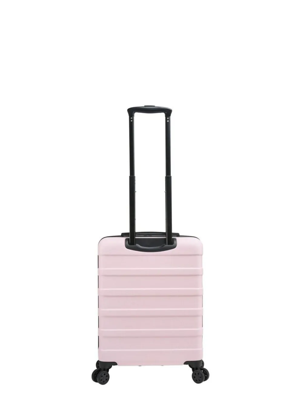 Cabin Max Pale Pink Anode 40L ABS Cabin Carry On Hand 55x40x20cm Luggage^Women Luggage