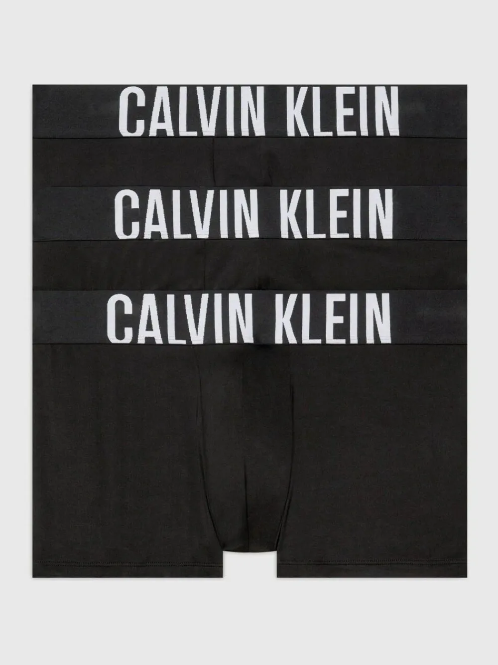 Calvin Klein Black 3 Pack Trunks Intense Power Micro^ Underwear|Underwear
