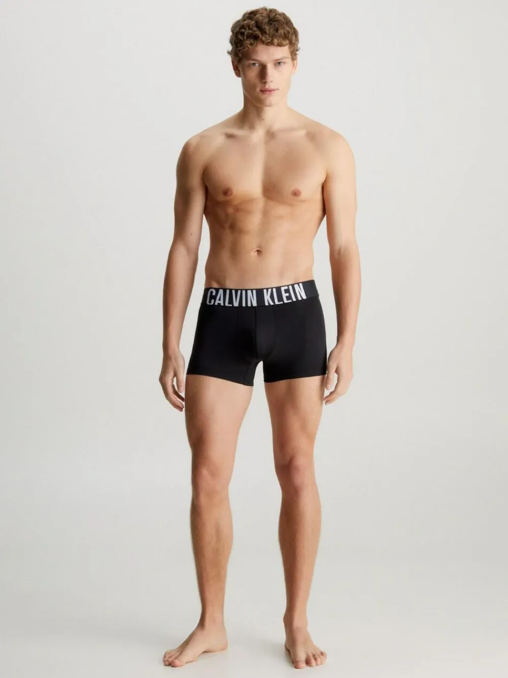 Calvin Klein Black 3 Pack Trunks Intense Power Micro^ Underwear|Underwear