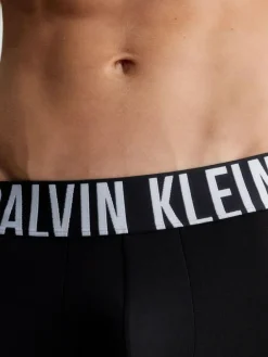 Calvin Klein Black 3 Pack Trunks Intense Power Micro^ Underwear|Underwear