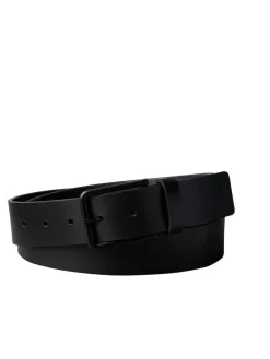 Calvin Klein Black Full-Grain Leather Belt