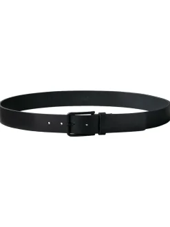 Calvin Klein Black Full-Grain Leather Belt