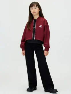 Calvin Klein Black High Rise Wide Leg Jeans^ Jeans