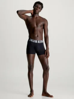 Sale Calvin Klein Black Intense Power Stretch Boxer Trunks 3 Pack