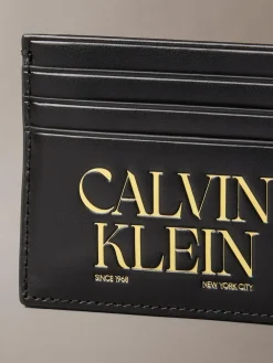 Discount Calvin Klein Black Logo Graphic Card Case