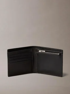 Online Calvin Klein Black Logo Graphic Billfold Coin Wallet