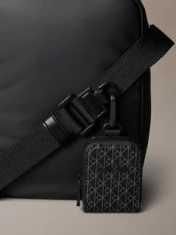 Calvin Klein Black Puffer Utility Reporter Bag^ Bags