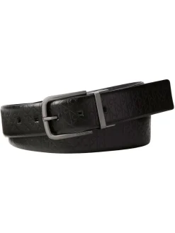 Best Calvin Klein Black Reversible Twist Buckle Belt