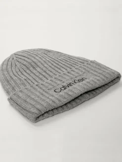 Hot Calvin Klein Golf Boyland Knitted Beanie Grey