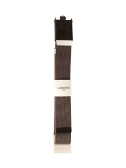 Discount Calvin Klein Golf Monogram Buckle Belt Grey