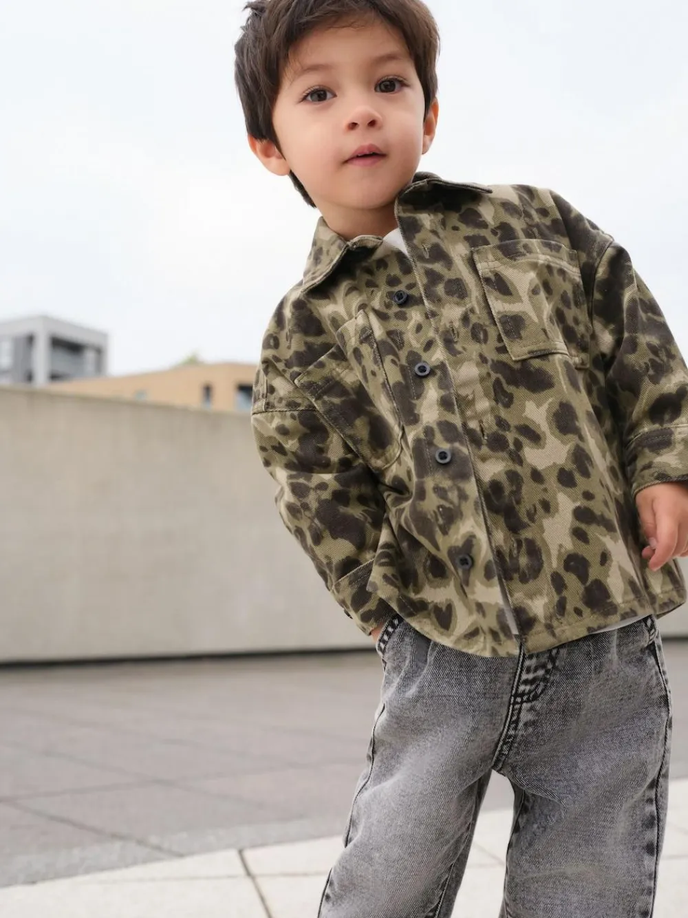 Discount Next Camouflage 2PC Camoflauge Overshirt & T-Shirt Set (3mths-7yrs)